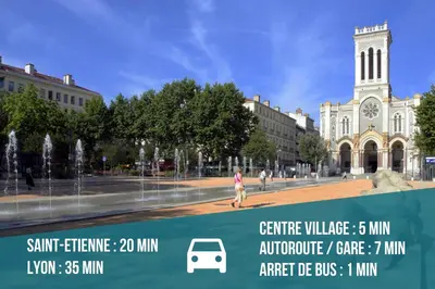 Plan de l'établissement KASA HOME - Calme, Cosy, WIFI & Netflix