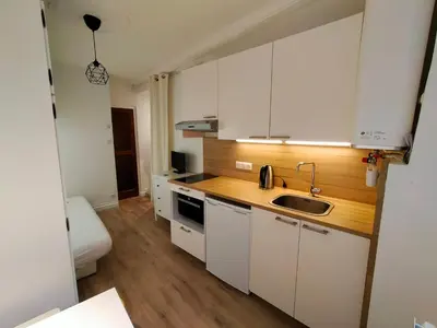 Cuisine ou kitchenette dans l'établissement Studio Croix Rousse