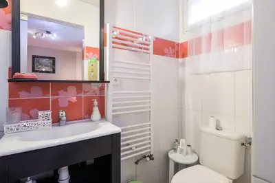 Salle de bains dans l'établissement Appartement Indépendant en maison à 15 MIN de LYON