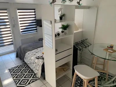 Un ou plusieurs lits dans un hébergement de l'établissement le studio de Florent, centre Vaugneray