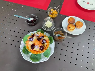Nourriture dans la maison d'hôtes ou à proximité