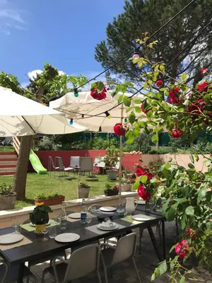 Jardin de l'établissement Espace Beléverte Bussière 2 Albizia appartement meublé de 2 chambres