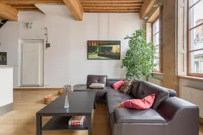 Coin salon dans l'établissement Le Lanterne - Place des Terreaux 2 Bedrooms