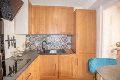 Cuisine ou kitchenette dans l'établissement All in Lyon | Moderne et cosy au cœur de St-Jean