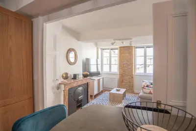 Cuisine ou kitchenette dans l'établissement All in Lyon | Moderne et cosy au cœur de St-Jean