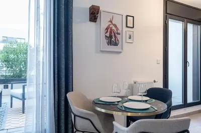 Coin salon dans l'établissement Vill'Arborea - Magnifique T3 au coeur du 7ème