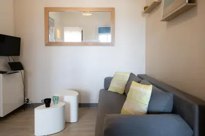 Télévision ou salle de divertissement dans l'établissement Le Saint Mo' - Joli appartement tout confort au coeur de Monplaisir