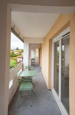 Balcon ou terrasse dans l'établissement 
