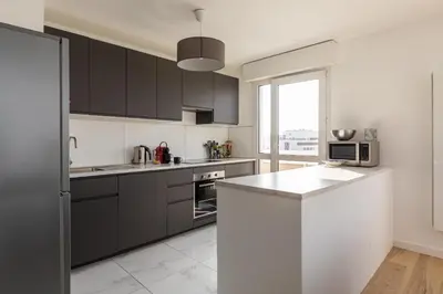 Cuisine ou kitchenette dans l'établissement DIFY Bollier - Quartier Gerland