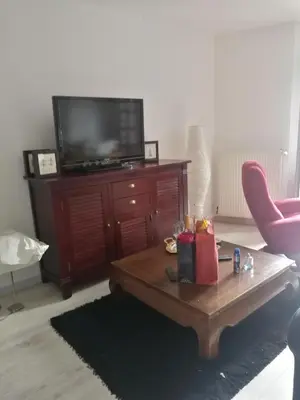 Télévision ou salle de divertissement dans l'établissement Saint-Chamond