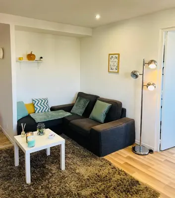 Coin salon dans l'établissement 3 chambres Situation idéale Aux portes de Lyon Tout confort