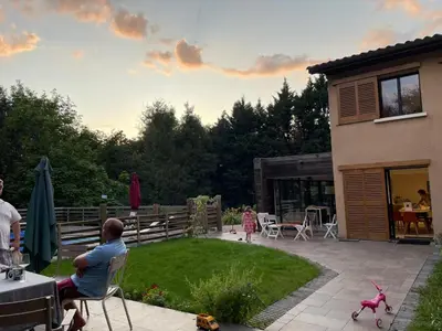 Jardin de l'établissement Les Cabanons