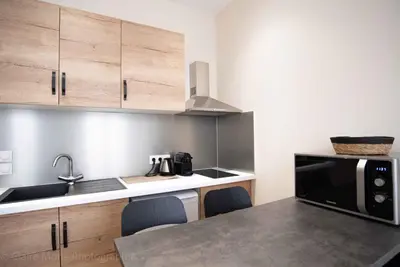 Cuisine ou kitchenette dans l'établissement All in Lyon | Studio du Temple des Jacobins