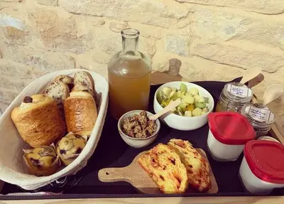 Nourriture dans le B&B/chambre d'hôtes ou à proximité