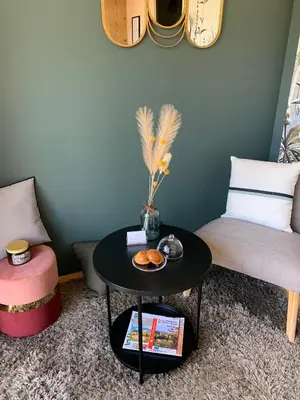 Coin salon dans l'établissement La Casita