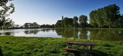 Paysage naturel près de le camping