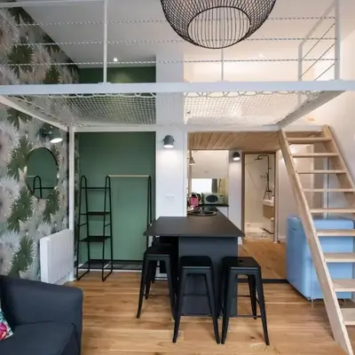 Le Canopée - Beau studio atypique quais du Rhône