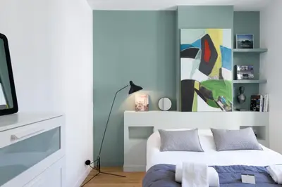 Un ou plusieurs lits dans un hébergement de l'établissement L'AUBELYNE - Chic T2 quartier préfecture