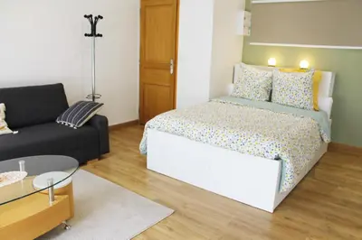 Un ou plusieurs lits dans un hébergement de l'établissement Saint Etienne : appartement Châteaucreux 40 M2