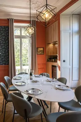 Cuisine ou kitchenette dans l'établissement L'Egérie - Magnifique appartement haut de gamme