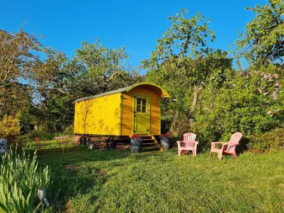 Jardin de l'établissement LES ROULOTTES DU PILAT