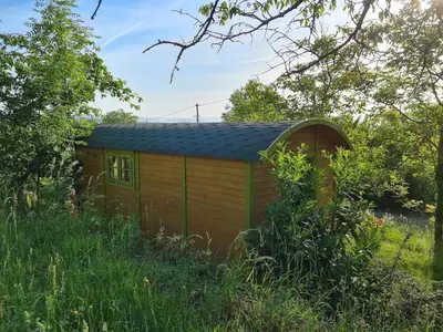 Jardin de l'établissement LES ROULOTTES DU PILAT