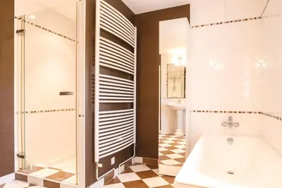Salle de bains dans l'établissement Chez Odile & Colin