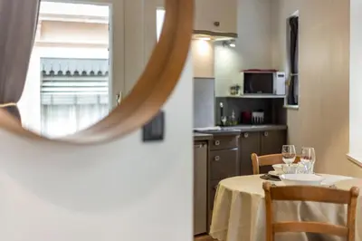 Cuisine ou kitchenette dans l'établissement All in Lyon | Studio Saint-Paul & parking