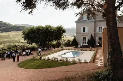 Vue générale sur la montagne ou vue sur la montagne depuis la maison de vacances