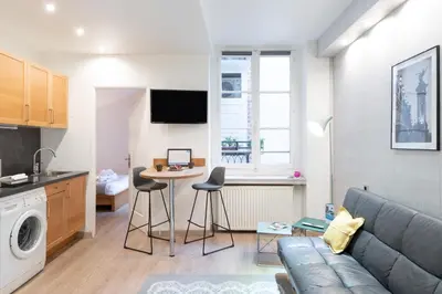 Cuisine ou kitchenette dans l'établissement ART HOME - T2 au coeur de Lyon