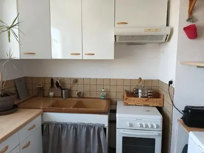Cuisine ou kitchenette dans l'établissement Tête d'Or Forest