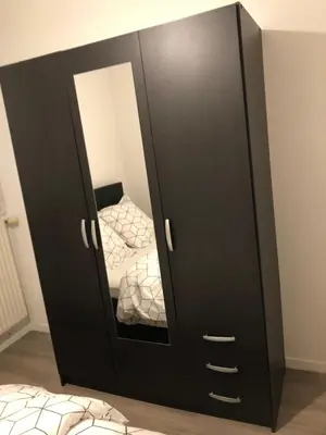 Un ou plusieurs lits dans un hébergement de l'établissement Chambre Simple privée Saint Priest
