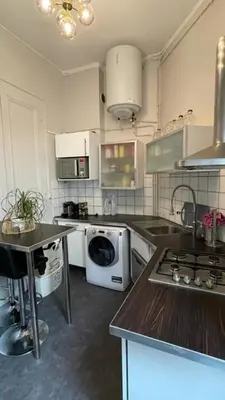 Cuisine ou kitchenette dans l'établissement Appartement Lyon 6 Tête d'Or