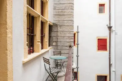 Balcon ou terrasse dans l'établissement Honorê - Suite Romain Rolland