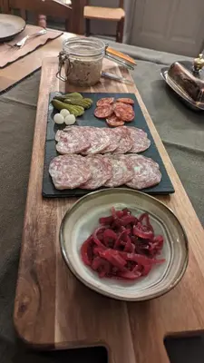 Nourriture dans le B&B/chambre d'hôtes ou à proximité