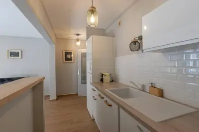 Cuisine ou kitchenette dans l'établissement CABANA & La Calade - Centre-Ville