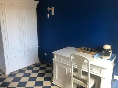 Cuisine ou kitchenette dans l'établissement Au Clair de la Pierre - Chambres d'hôtes