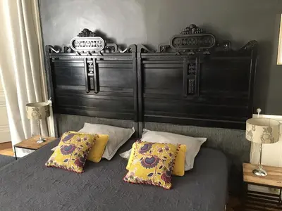 Un ou plusieurs lits dans un hébergement de l'établissement Une nuit au second Chambre d hôtes