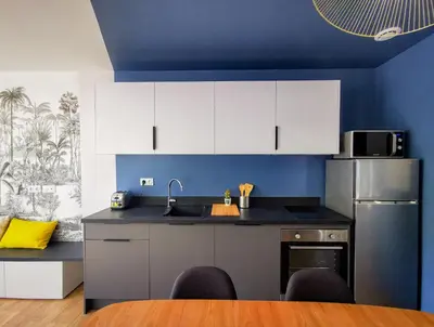 Cuisine ou kitchenette dans l'établissement L'élégant de fourvière
