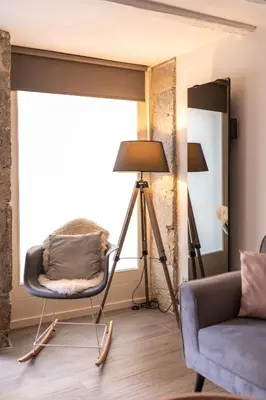 Coin salon dans l'établissement CONFORTABLE 2 PIÈCES AU CŒUR DU CENTRE HISTORIQUE