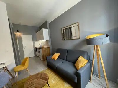 Cuisine ou kitchenette dans l'établissement Time Capsule - Studio cosy