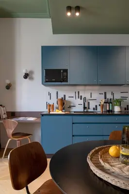 Cuisine ou kitchenette dans l'établissement MiHotel Blandan