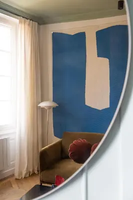 Coin salon dans l'établissement MiHotel Blandan