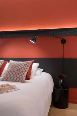 Un ou plusieurs lits dans un hébergement de l'établissement MiHotel Charité