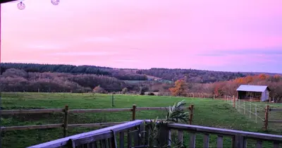 Paysage naturel près de the country house