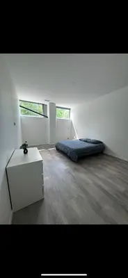 Un ou plusieurs lits dans un hébergement de l'établissement Loft épuré avec parking privé.