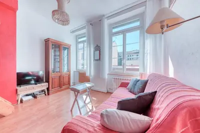 Coin salon dans l'établissement GuestReady - Loft Chic no 7º Arr.