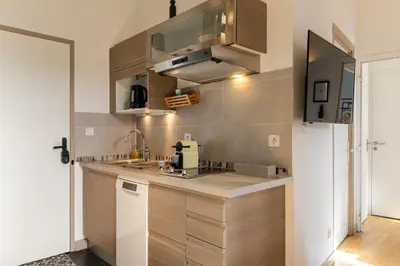 Cuisine ou kitchenette dans l'établissement Like Home Gourguillon Vieux-Lyon