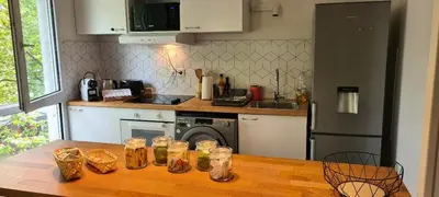 Cuisine ou kitchenette dans l'établissement Part Dieu, très belle résidence