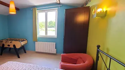 Un ou plusieurs lits dans un hébergement de l'établissement Le bois de l'étang - Gîte 3 étoiles - 6 pers